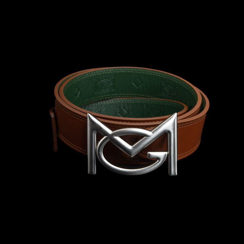 Belts - Matte Nickel MG Emblem